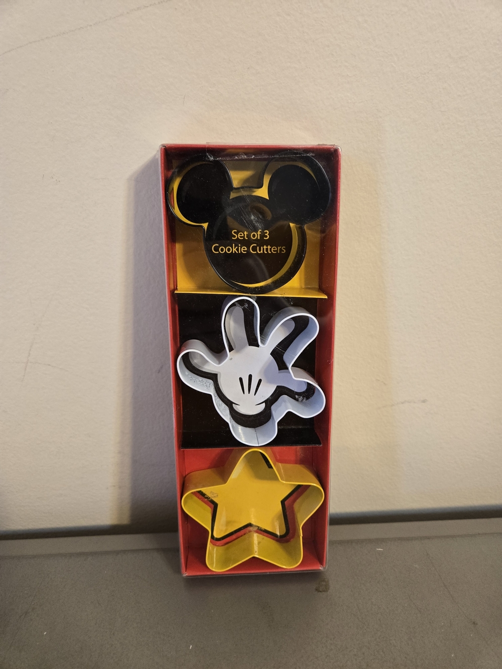 Disney Parks Mickey Mouse Cookie Cutter Set